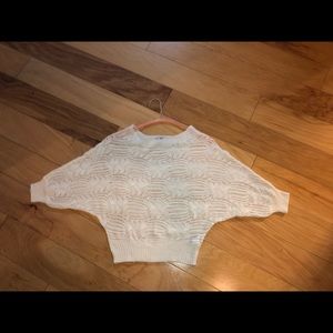 Papaya crochet top, size large